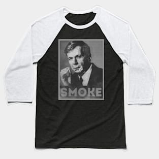 Smoke! Funny Obama Hope Parody (Smoking Man) Baseball T-Shirt